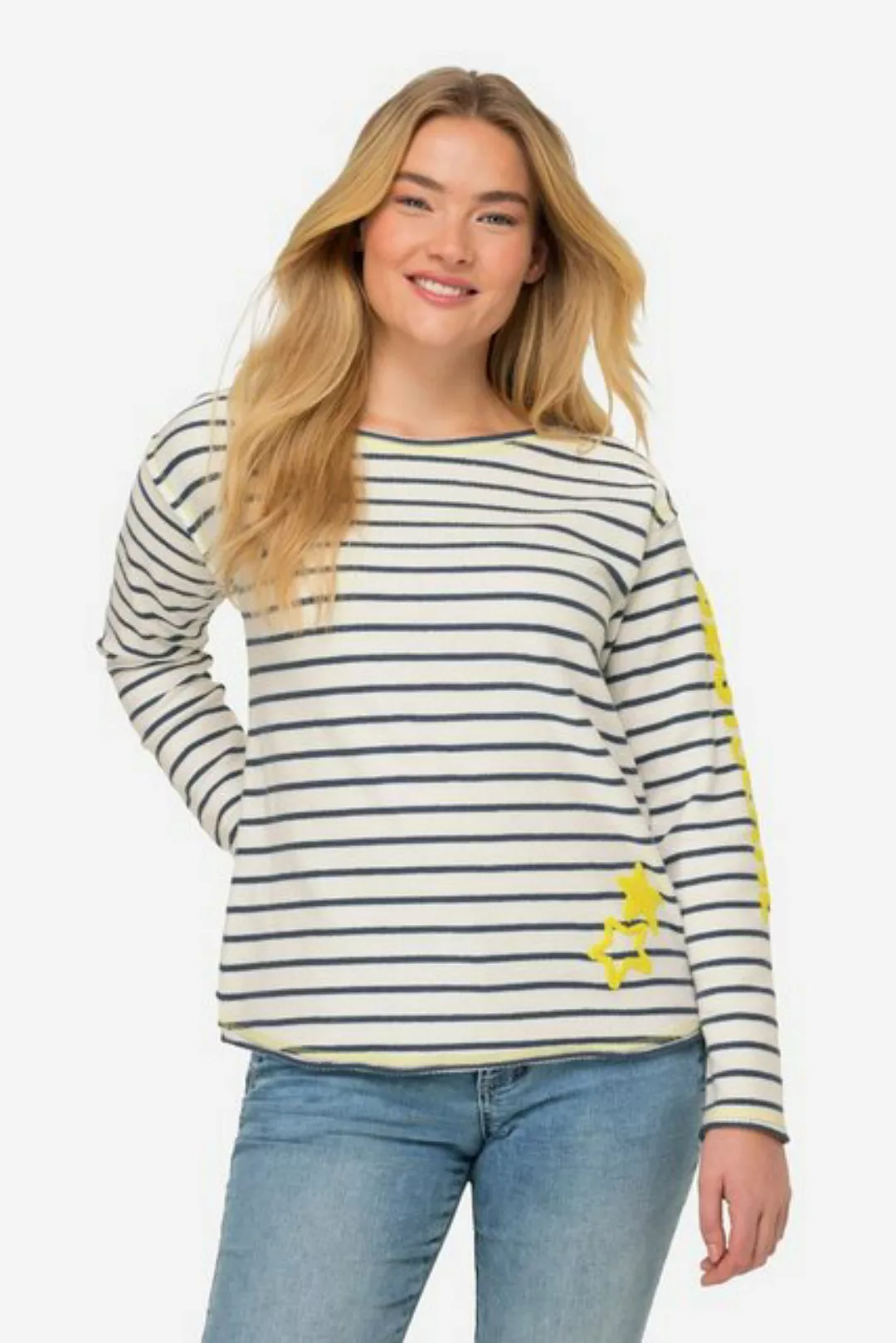 Laurasøn Sweatshirt Sweatshirt Ringel OEKO-TEX günstig online kaufen