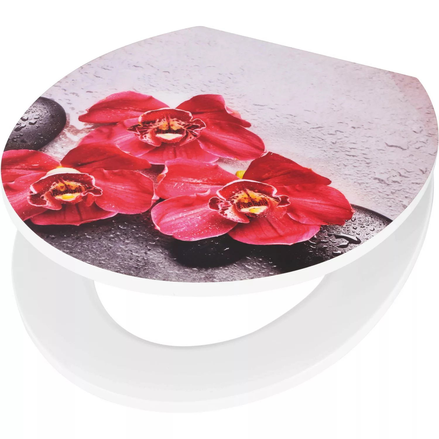baliv WC-Sitz Dulce mit Absenkautomatik Duroplast Blumenmotiv günstig online kaufen