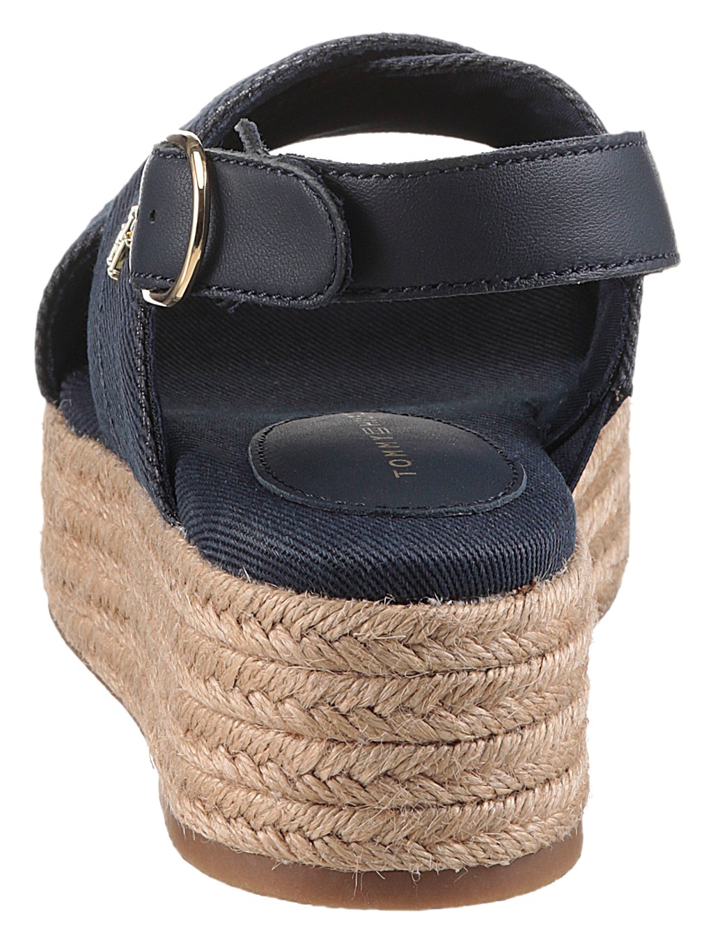 Tommy Hilfiger Keilsandalette "DENIM ESPADRILLE PLATFORM SANDAL", Plateau, günstig online kaufen