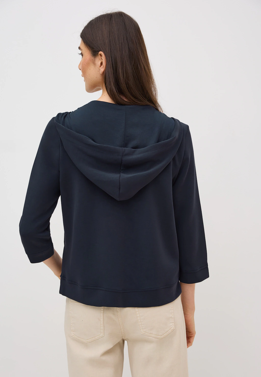 Cecil Kapuzensweatjacke, 3/4-Arm günstig online kaufen
