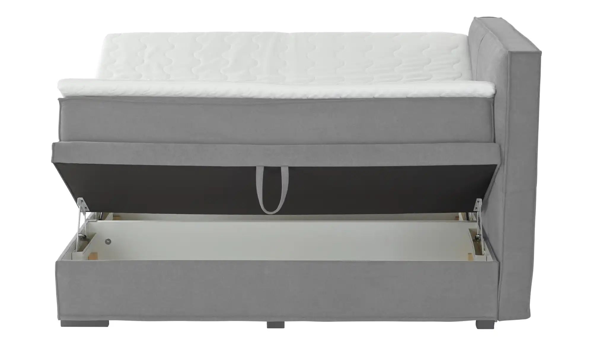 Boxi Boxspringbett mit trendigem Keder Boxi ¦ grau ¦ Maße (cm): B: 160 H: 1 günstig online kaufen