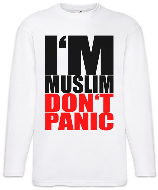 Urban Backwoods Langarmshirt I'm Muslim Don't Panic I Langarm T-Shirt Islam günstig online kaufen