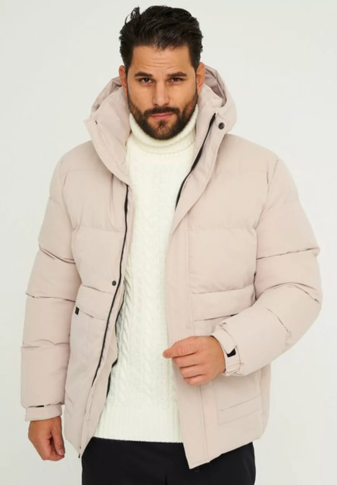 SOULSTAR Winterjacke S2TIMA Herren Pufferjacke mit Kapuze warme Steppjacke günstig online kaufen