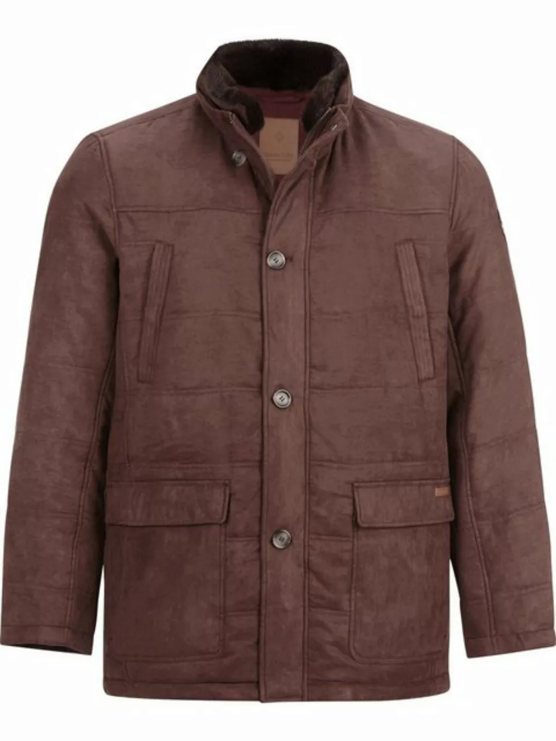 Charles Colby Outdoorjacke SIR IEUAN Steppjacke in Wildleder-Optik günstig online kaufen