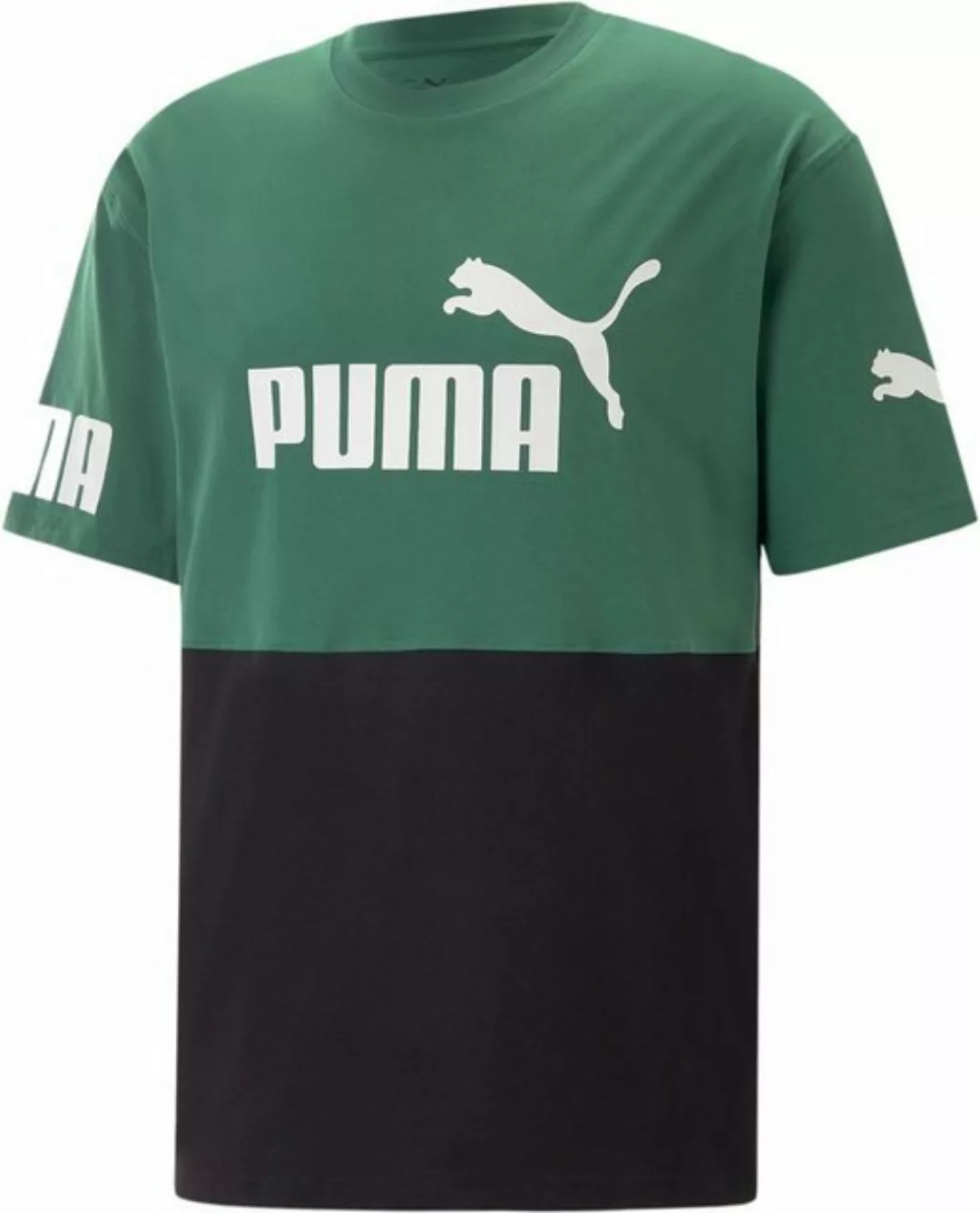 PUMA Kurzarmshirt PUMA POWER Colorblock Tee VINE günstig online kaufen