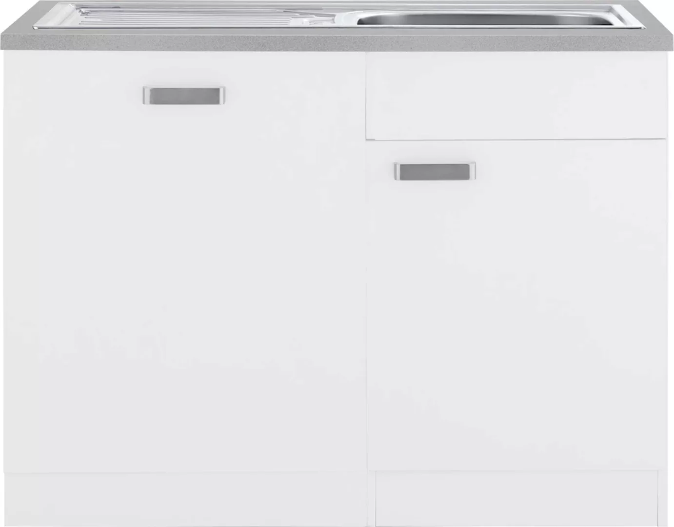 wiho Küchen Spülenschrank "Husum", 110 cm breit, inkl. Tür/Sockel für Gesch günstig online kaufen