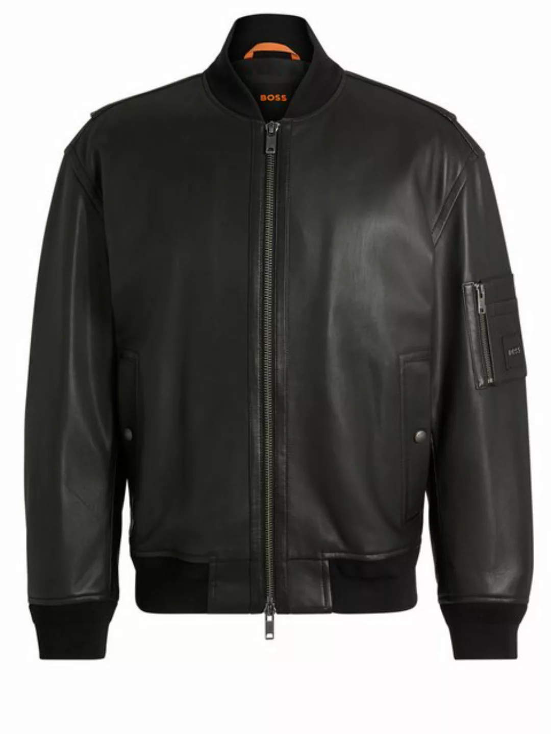 BOSS ORANGE Lederjacke Juge (1-St) günstig online kaufen