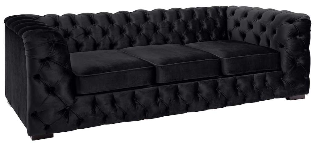 Home affaire Chesterfield-Sofa »Kalina«, klassische Chesterfield-Knopfheftu günstig online kaufen