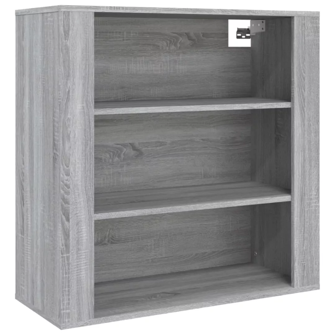 Vidaxl Wandschrank Grau Sonoma 80x33x80 Cm Holzwerkstoff günstig online kaufen