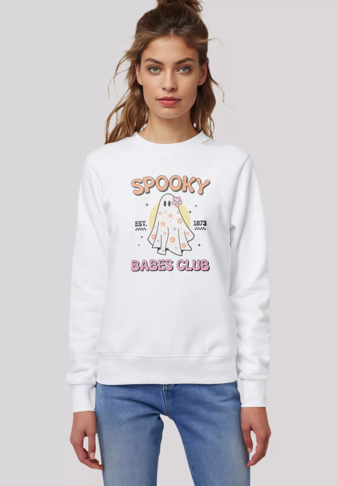 F4NT4STIC Sweatshirt "Retro Halloween Spooky Babes Club", Premium Qualität günstig online kaufen