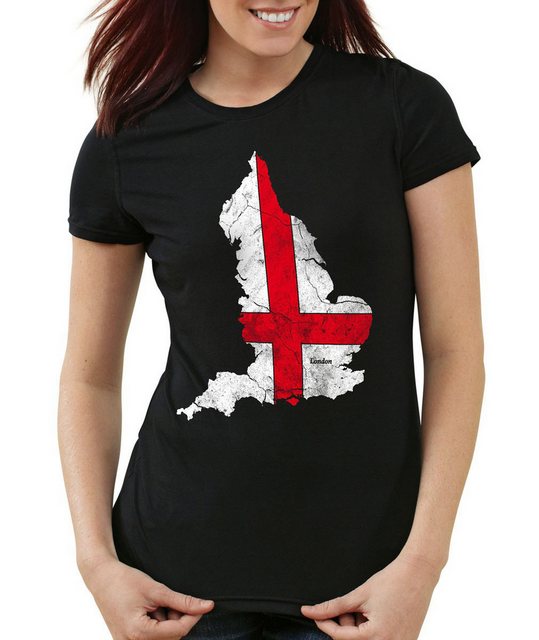 style3 T-Shirt England Vintage Flagge London UK Great Britain soccer Flag b günstig online kaufen