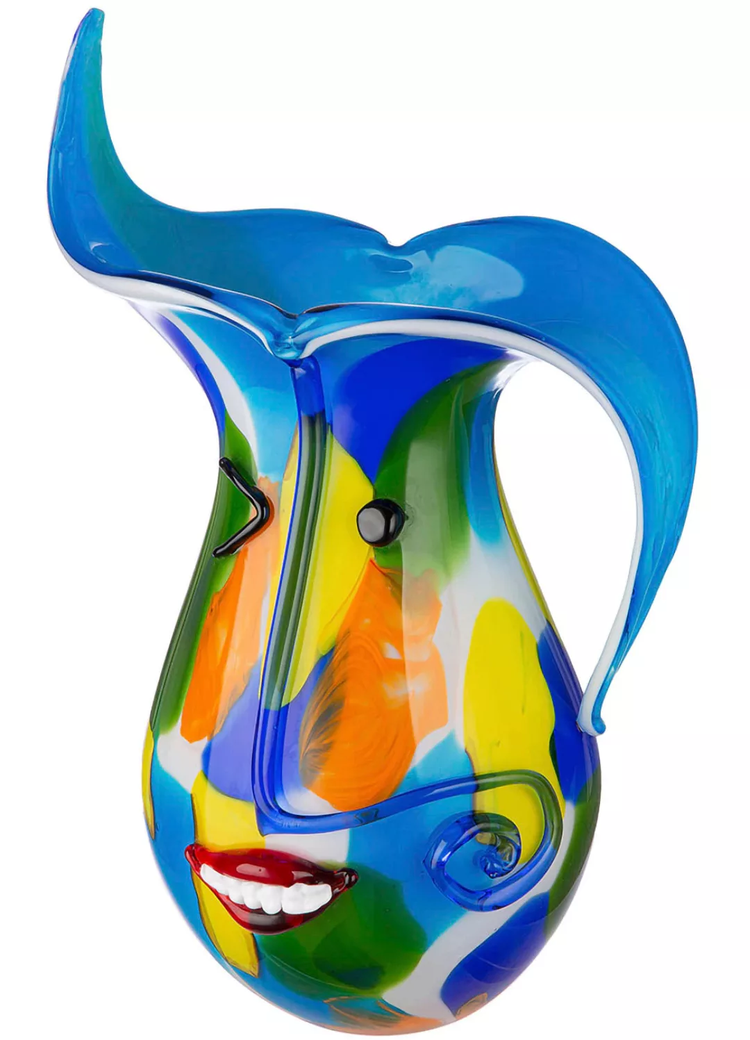 Casablanca by Gilde Tischvase »Glasart Designvase "Augusto" aus Glas«, (1 S günstig online kaufen
