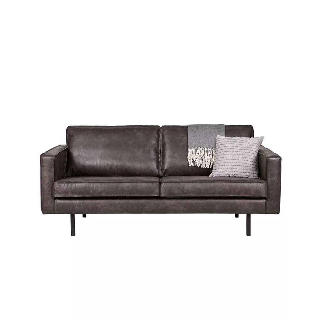 2 Sitzer Sofa in Schwarz modern günstig online kaufen