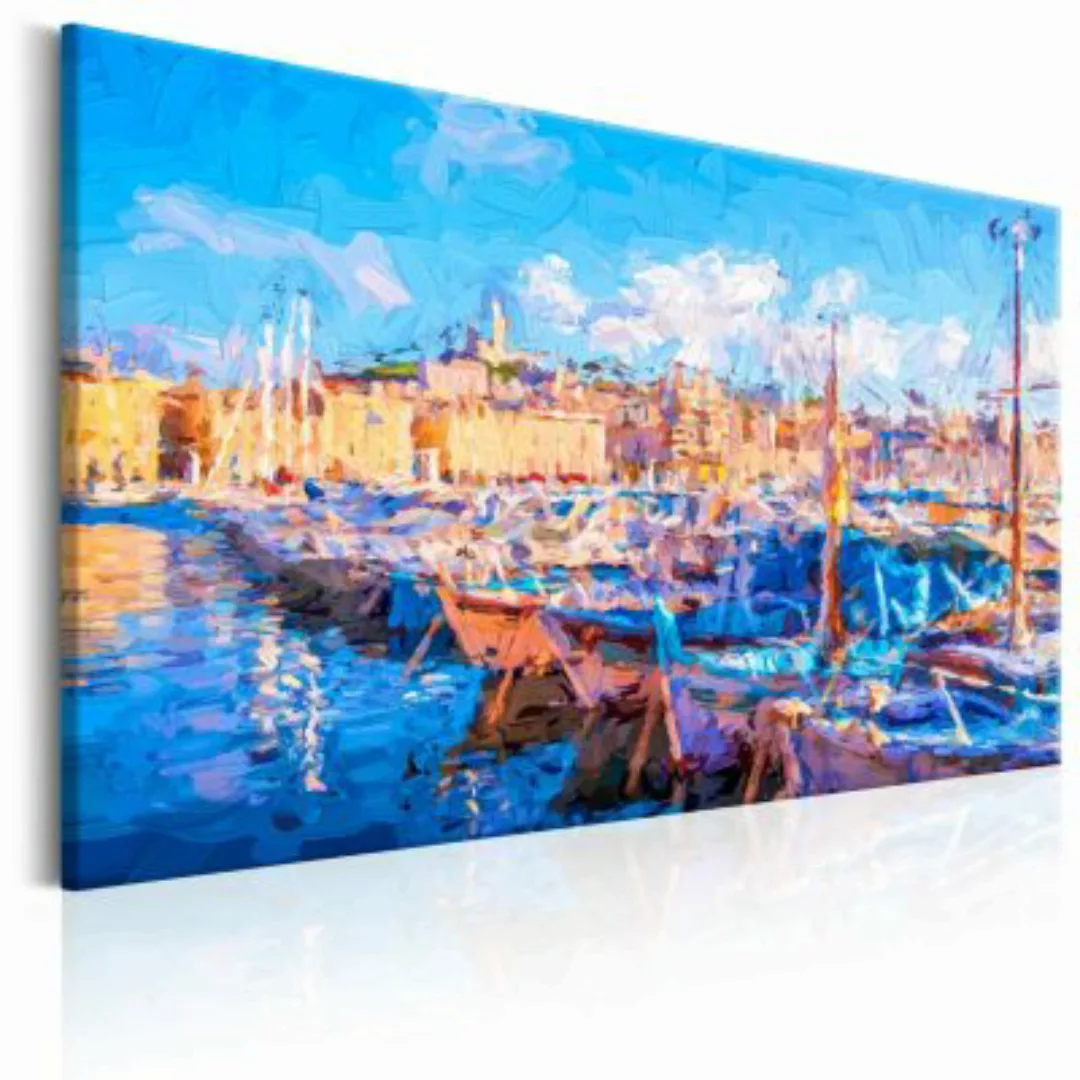 artgeist Wandbild Blue Port mehrfarbig Gr. 60 x 40 günstig online kaufen
