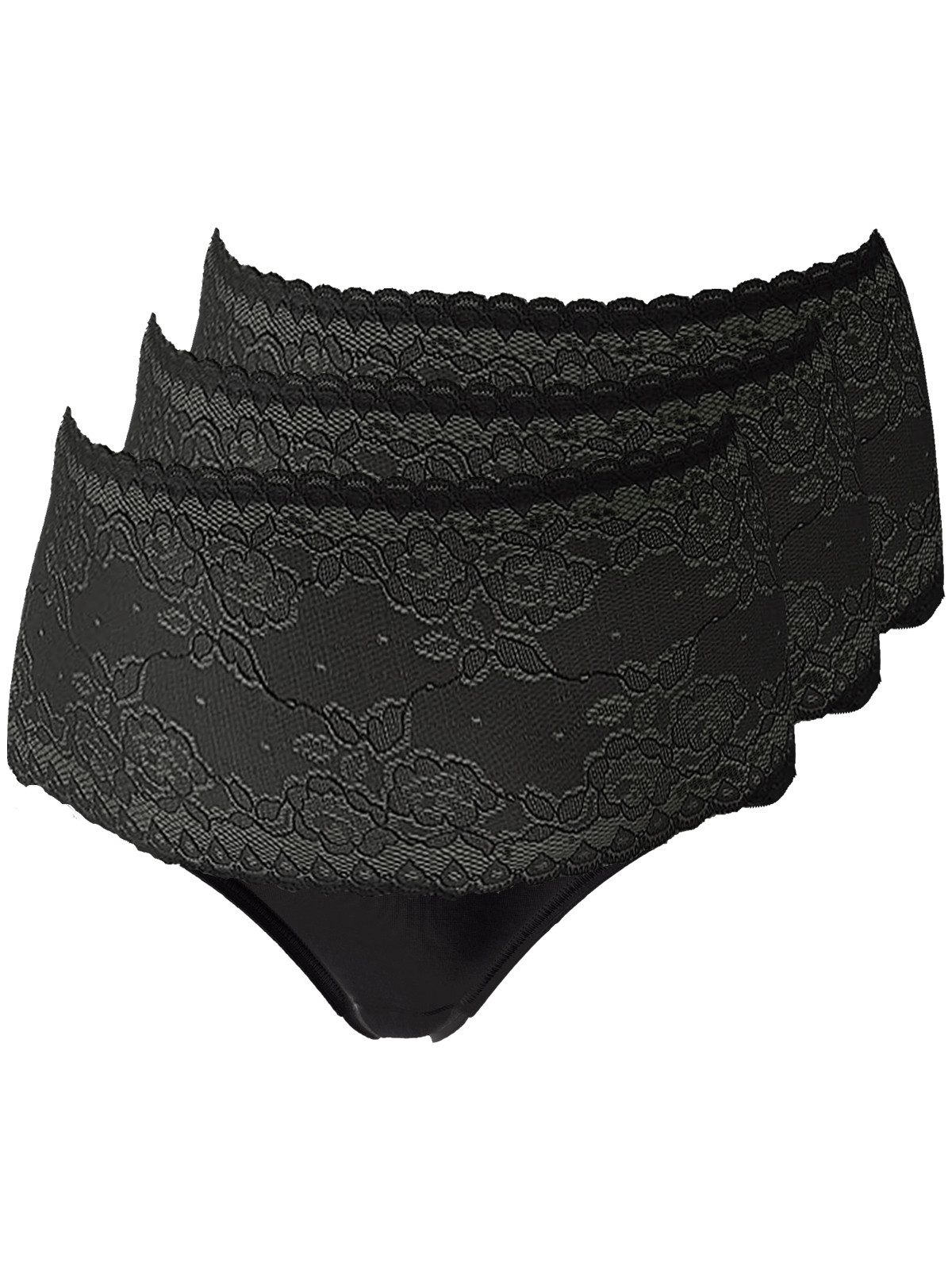 Pompadour Taillenslip 3er Pack Damen Maxislip günstig online kaufen