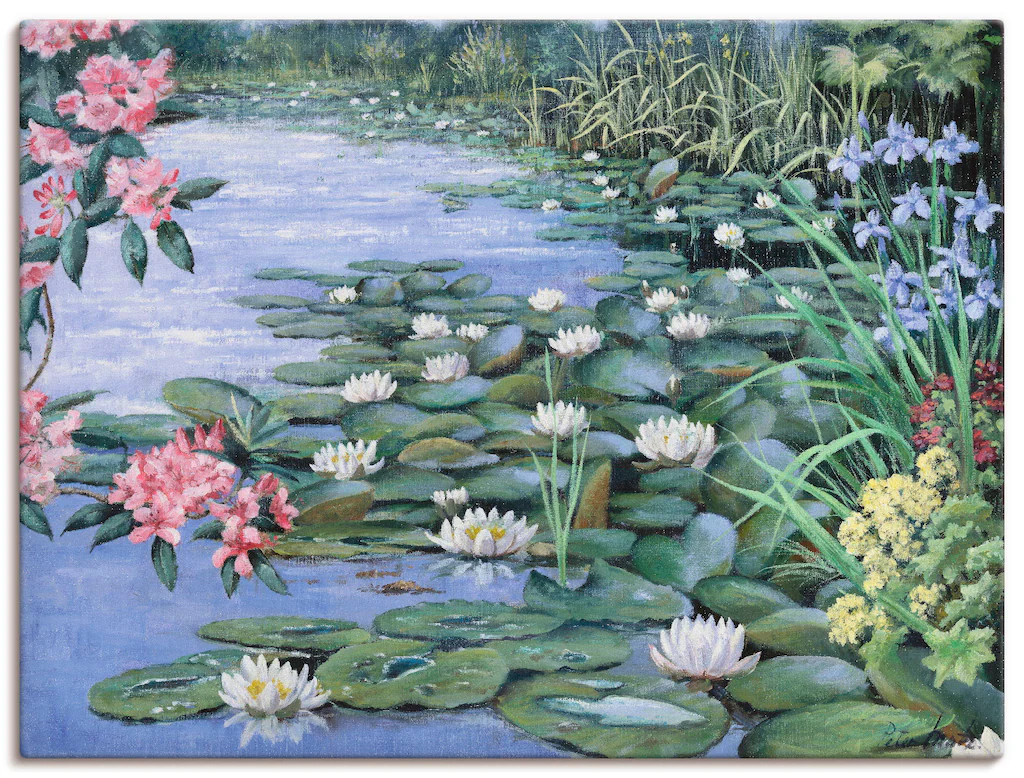 Artland Leinwandbild "Der See", Gewässer, (1 St.), auf Keilrahmen gespannt günstig online kaufen