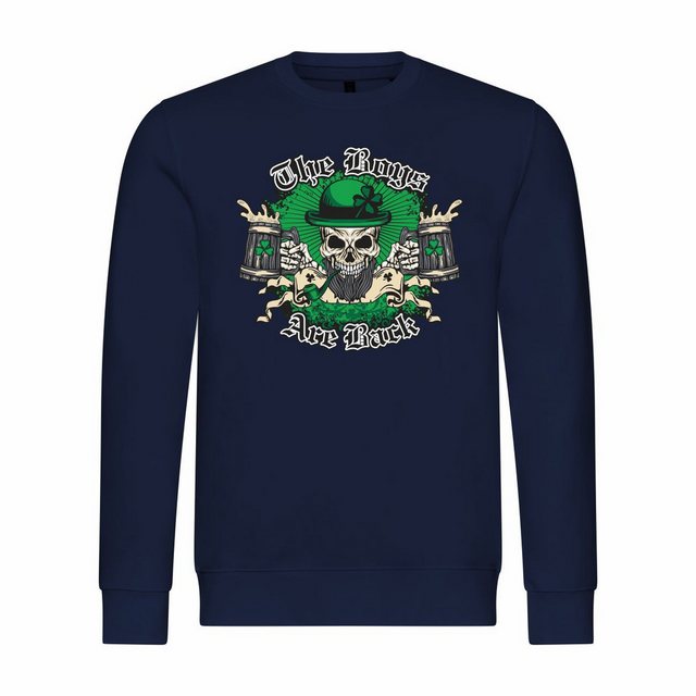 deinshirt Rundhalspullover Herren Sweatshirt The Boys are back Mit Print Mo günstig online kaufen