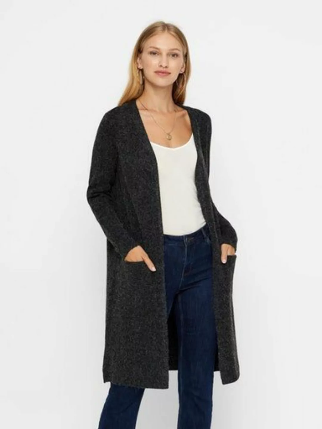 Vero Moda Strickjacke VMDOFFY LS LONG OPEN CARDIGAN GA NOOS günstig online kaufen