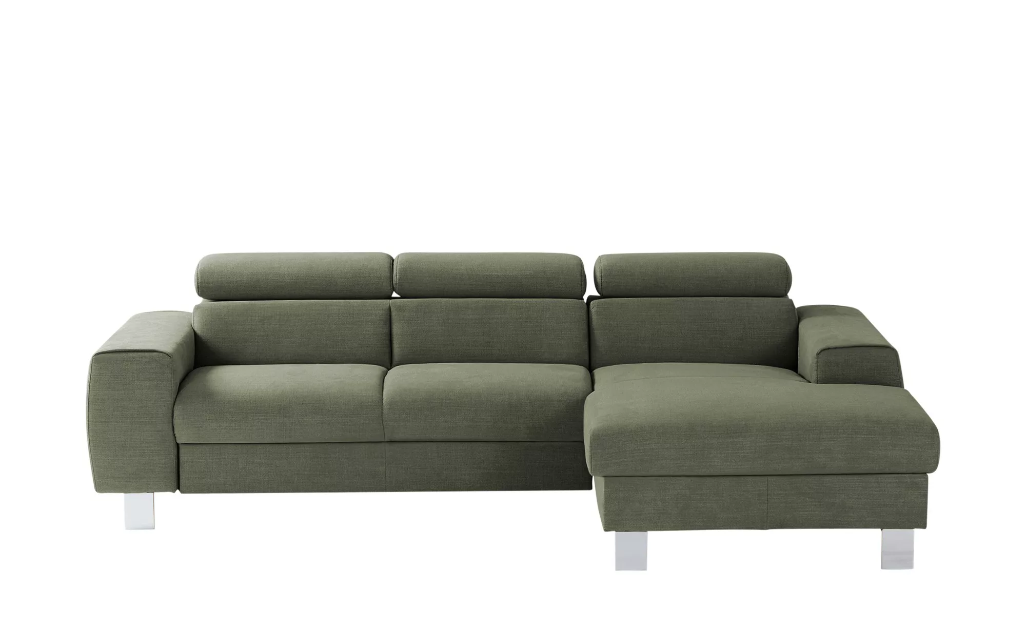 uno Ecksofa  Los Angeles - grün - 244 cm - 72 cm - Polstermöbel > Sofas > E günstig online kaufen