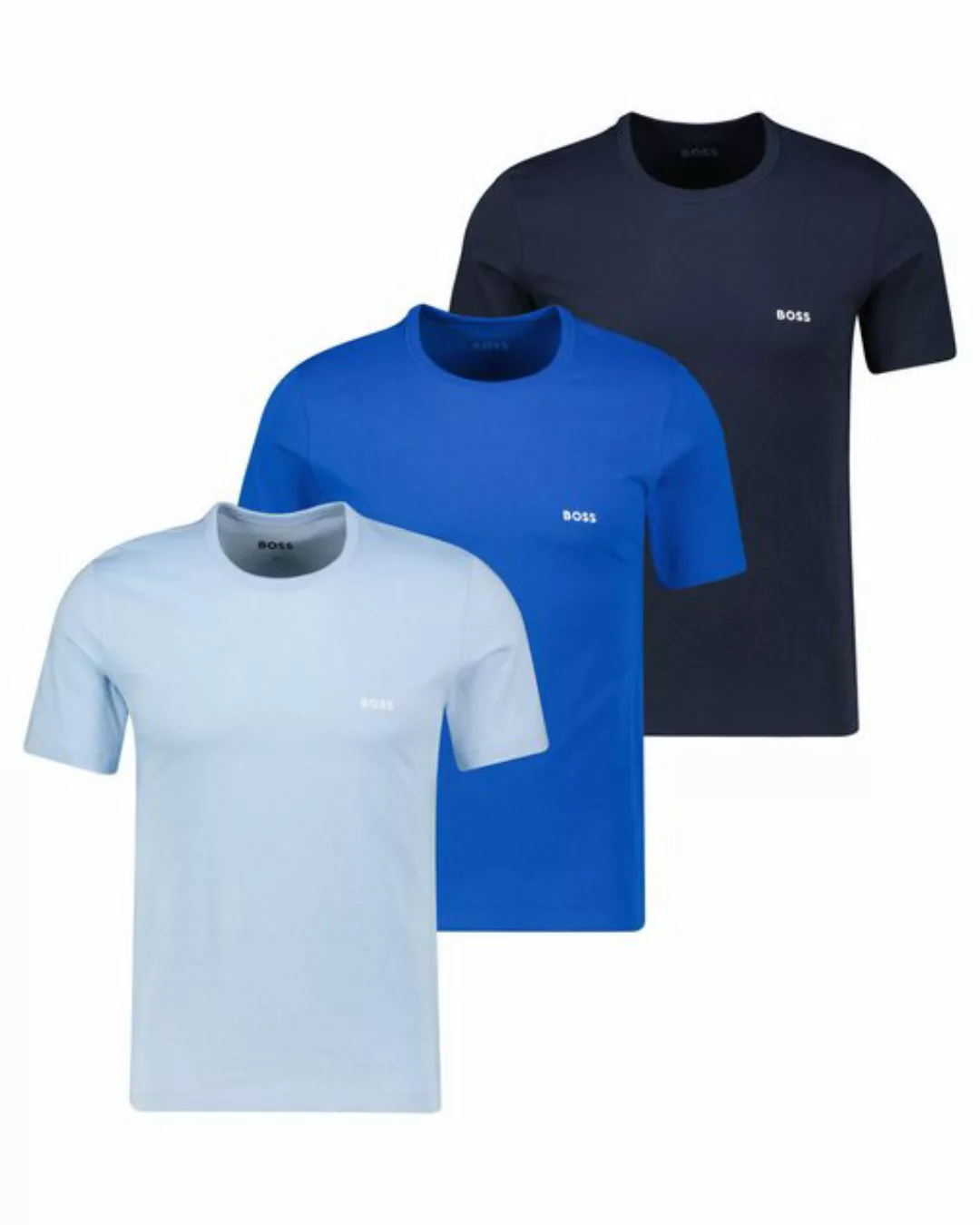 BOSS T-Shirt TShirtRN 3P Classic (Packung, 3-tlg., 3er) mit Rundhalsausschn günstig online kaufen