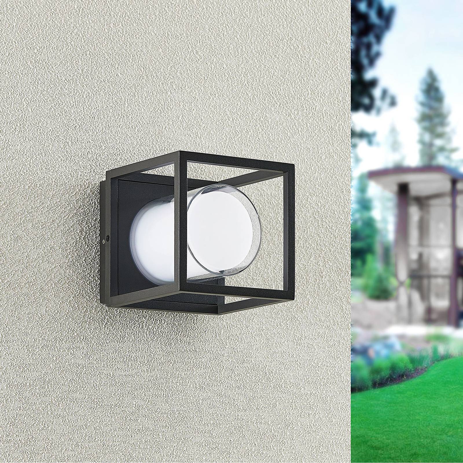 Lindby Heiderose LED-Außenwandleuchte günstig online kaufen