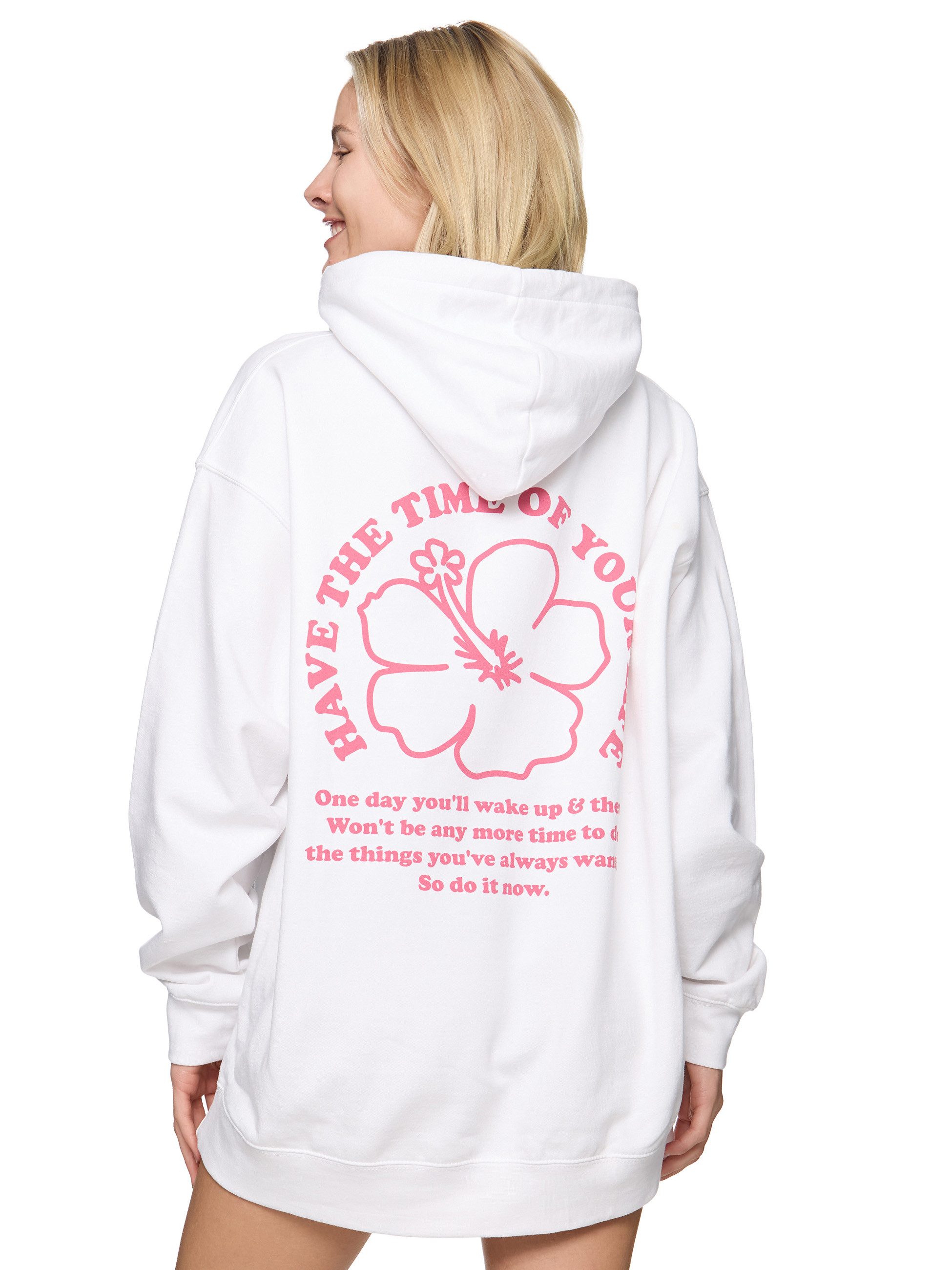 Worldclassca Hoodie Worldclassca Oversized FLOWER Print günstig online kaufen