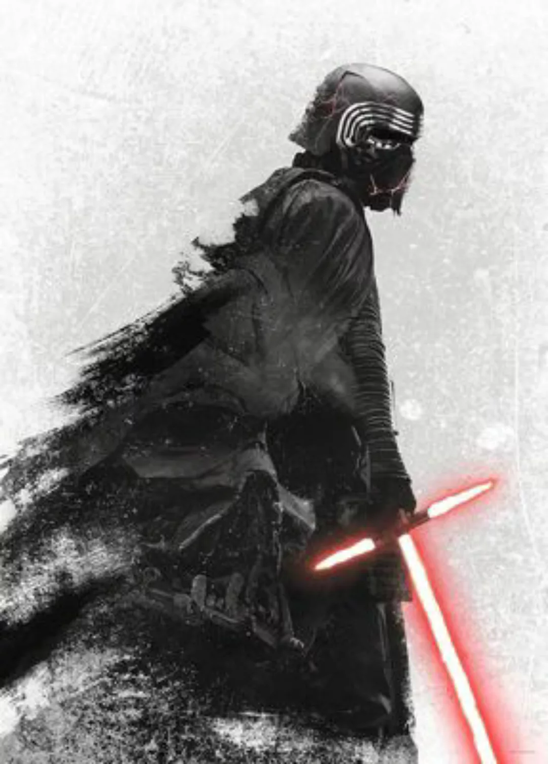 KOMAR Wandbild - Star Wars EP9 Kylo Vader Shadow - Größe: 50 x 70 cm mehrfa günstig online kaufen