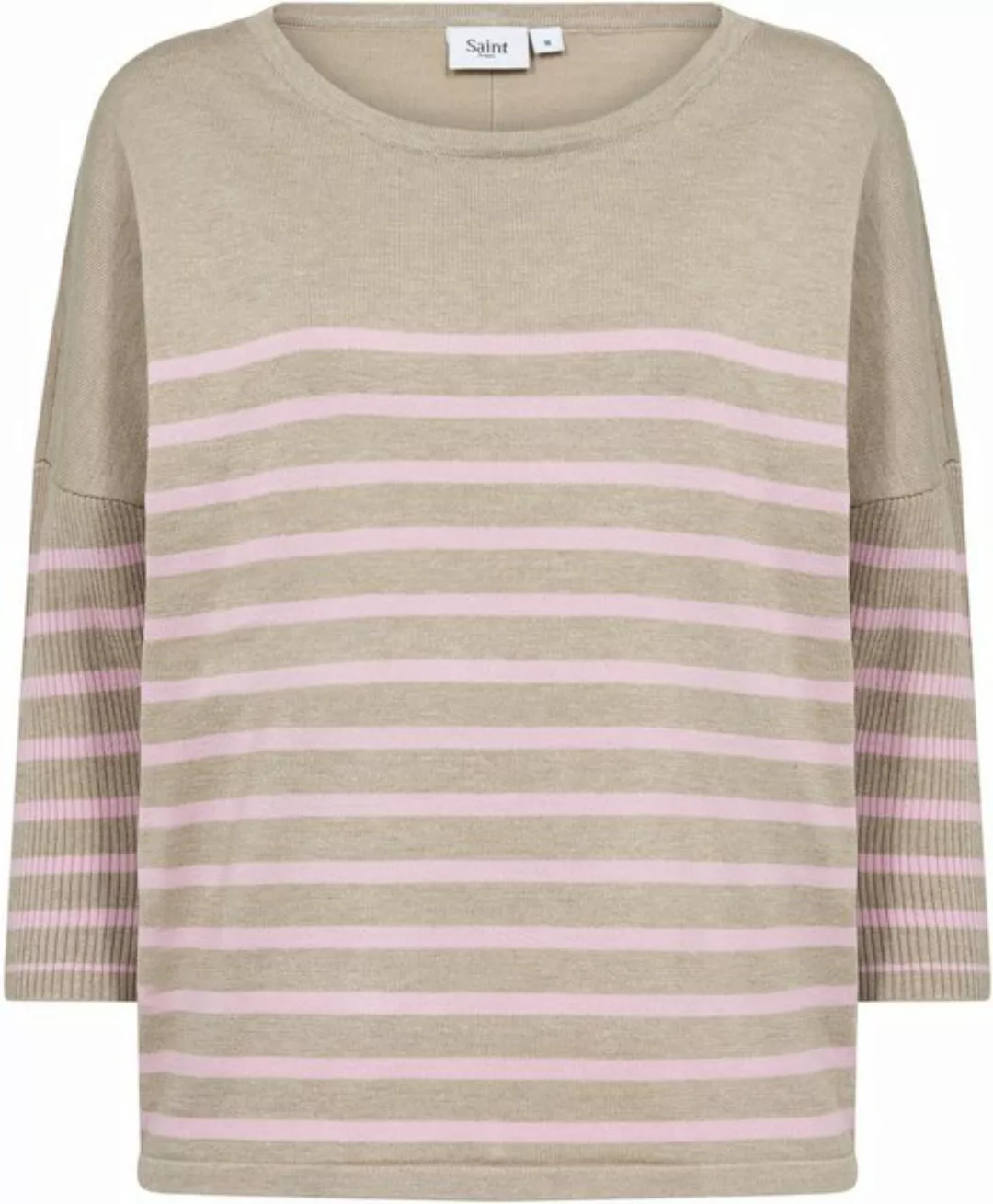 Saint Tropez Strickpullover MilaSZ R-neck Stripe günstig online kaufen