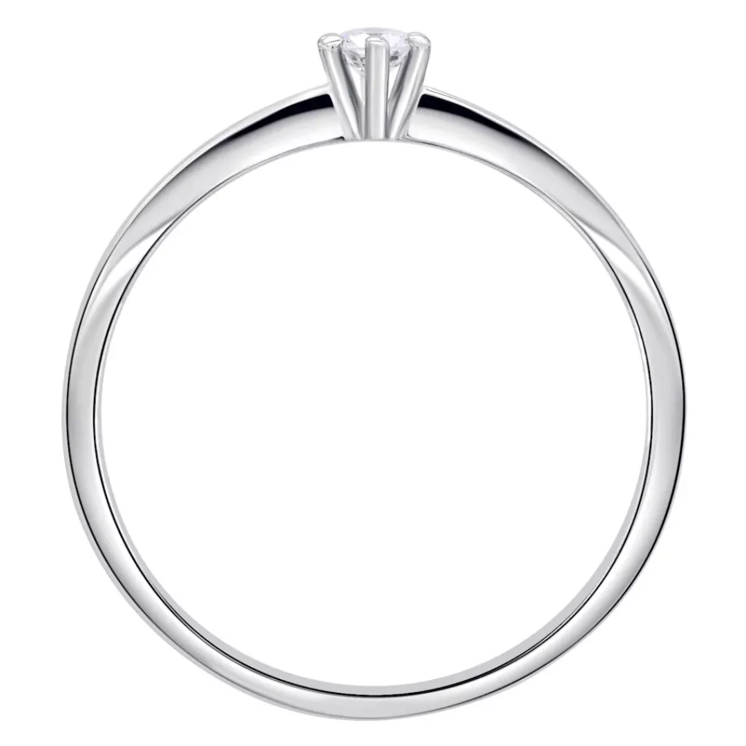 ONE ELEMENT Diamantring "0,05 ct Diamant Brillant Ring aus 585 Weißgold", D günstig online kaufen