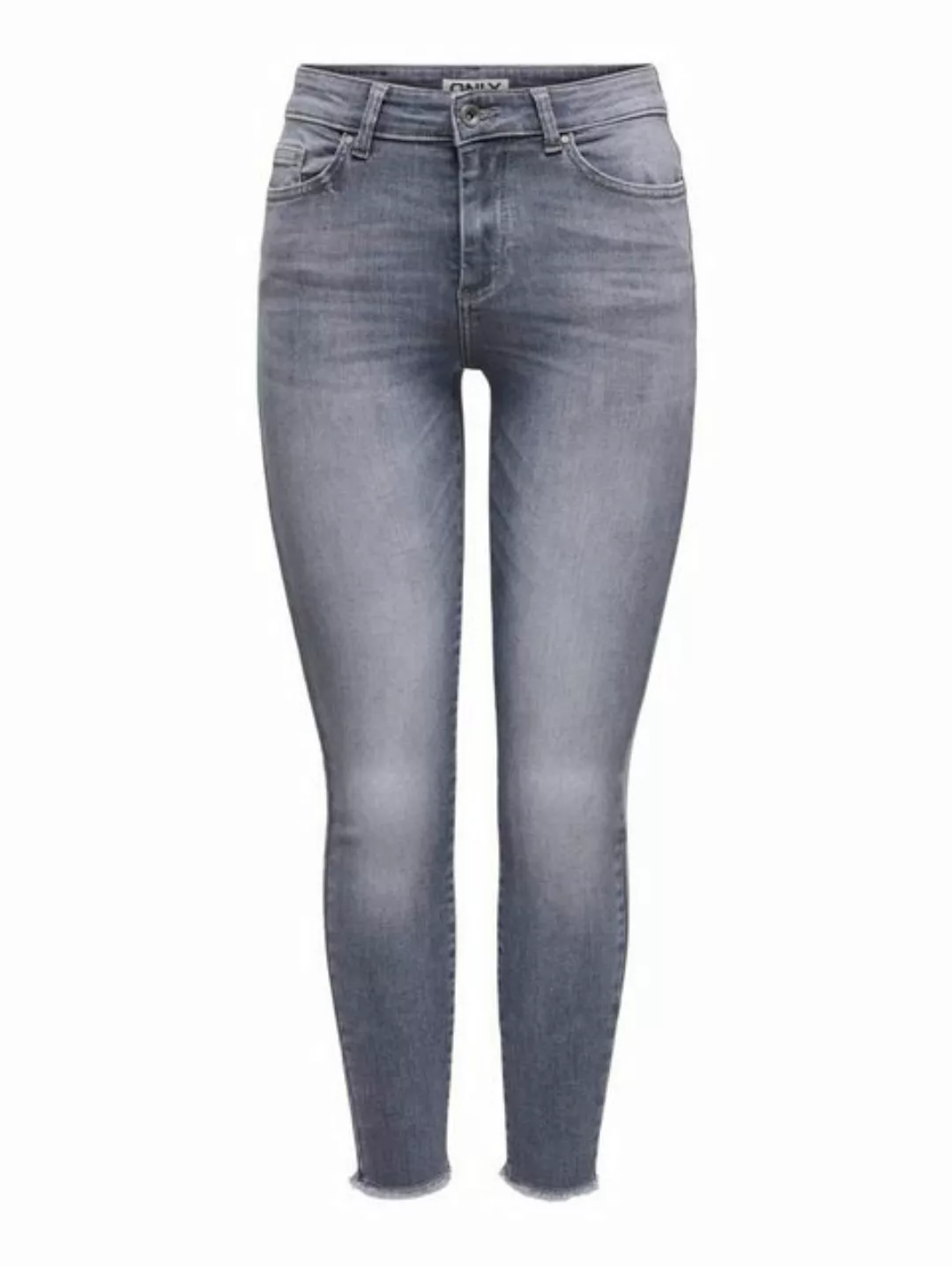 Only Damen Jeans ONLBLUSH MID SK ANK TAI270 - Skinny Fit - Grau - Medium Gr günstig online kaufen