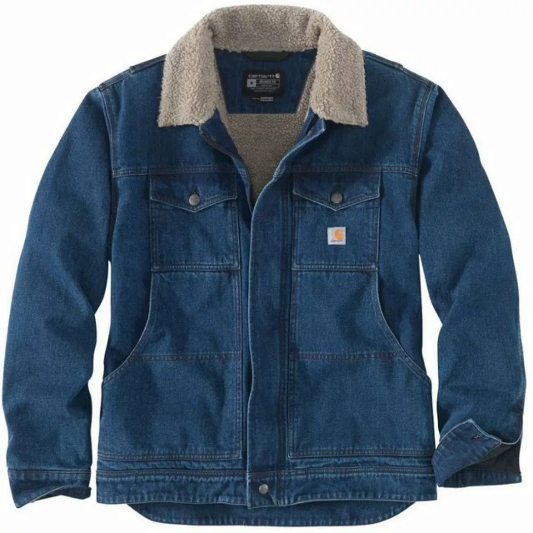 Carhartt Fahrradjacke Relaxed Denim Sherpa Lined Jacke günstig online kaufen