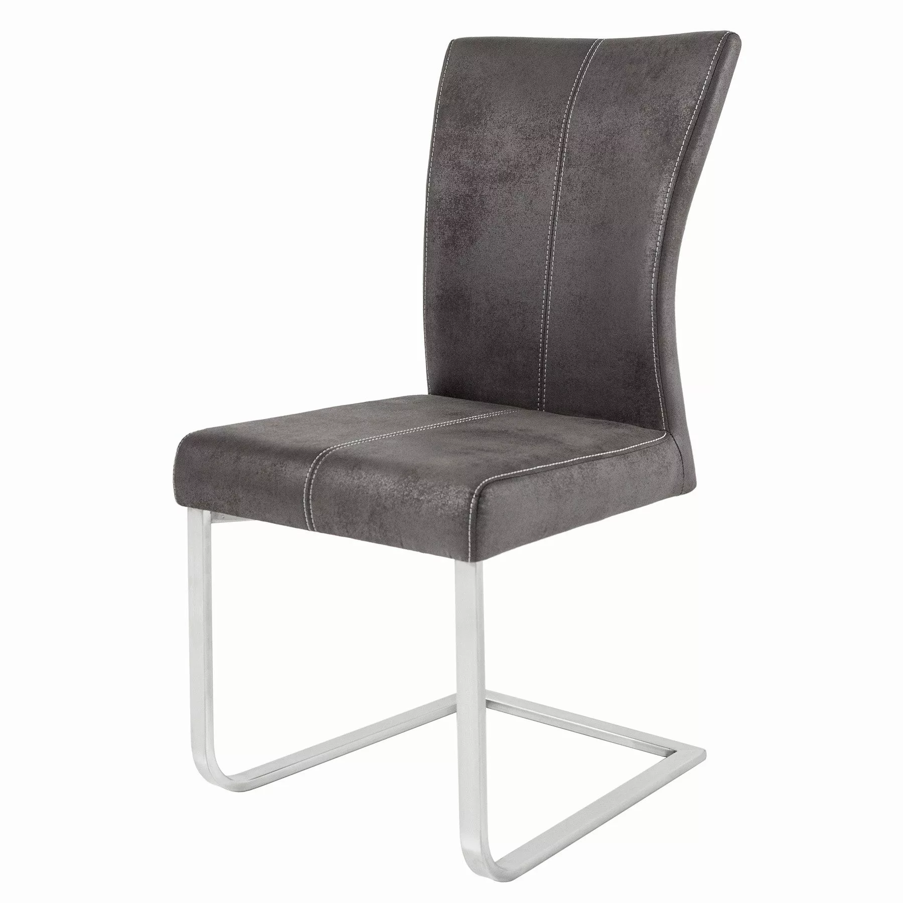 riess-ambiente Freischwinger SAMSON vintage grau / günstig online kaufen