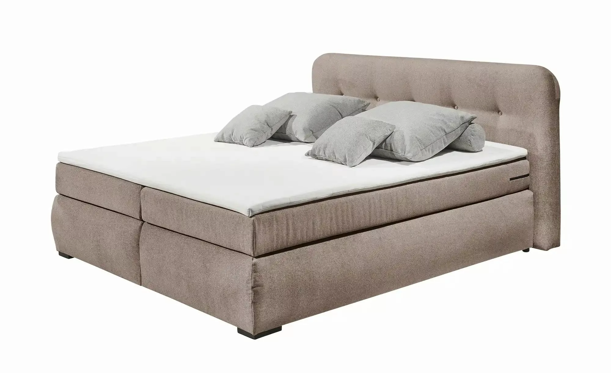 ED EXCITING DESIGN Boxspringliege (180 x 200 cm, La Palma), Beige günstig online kaufen