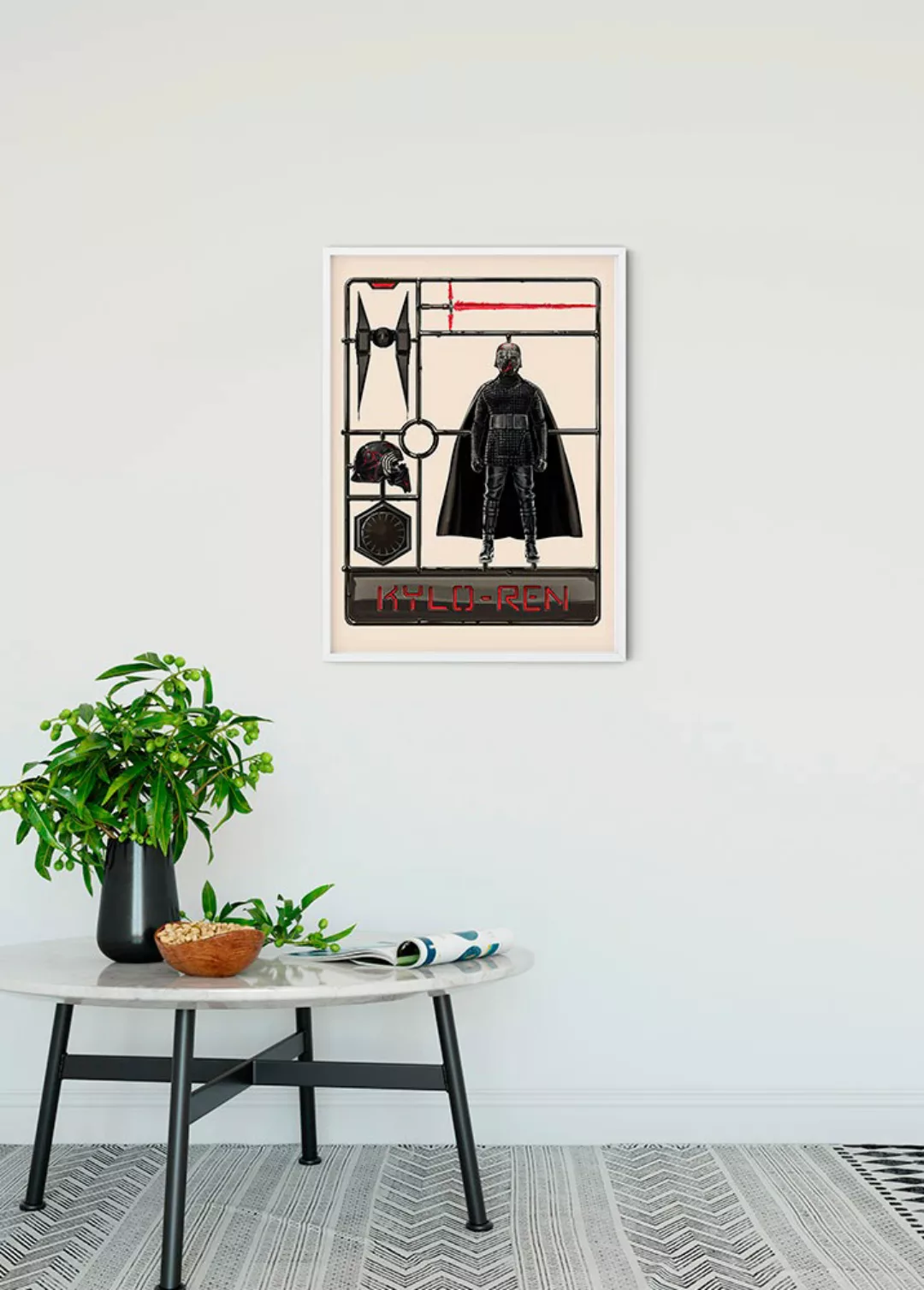 Disney Poster Star Wars Kylo Beige und Schwarz 30 x 40 cm 611687 günstig online kaufen
