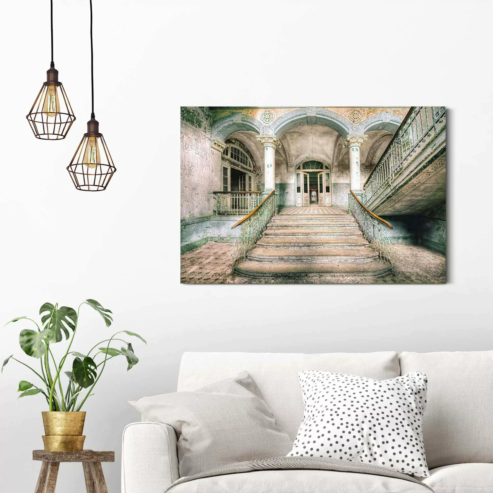 Reinders Holzbild "Deco Panel 60x90 Abandoned Entrance" günstig online kaufen