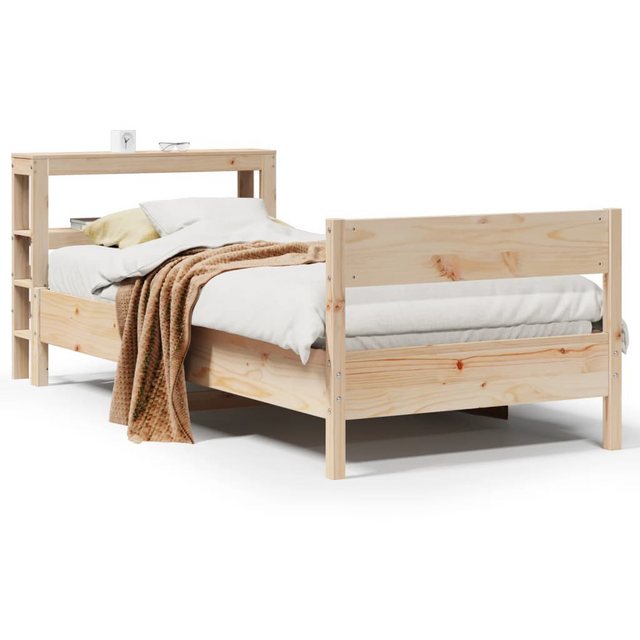 vidaXL Bett Massivholzbett ohne Matratze 100x200 cm Kiefernholz günstig online kaufen