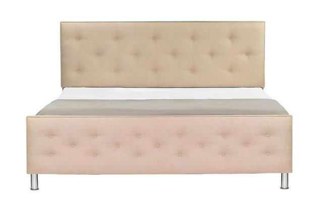 Xlmoebel Bett Neues Designer-Doppelbett im luxuriösen Chesterfield-Stil für günstig online kaufen