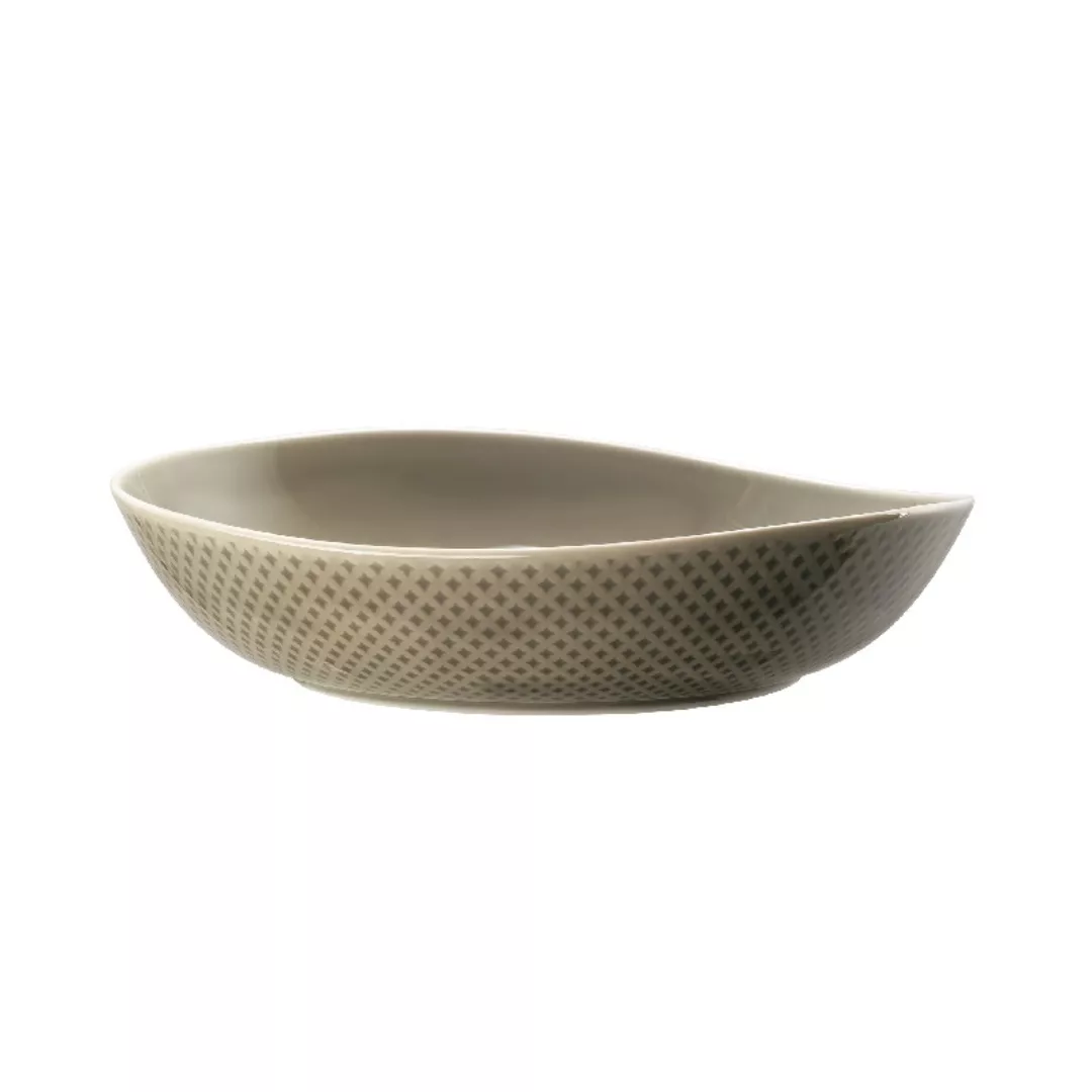 Rosenthal Junto Pearl Grey - Porzellan Teller tief 25 cm günstig online kaufen