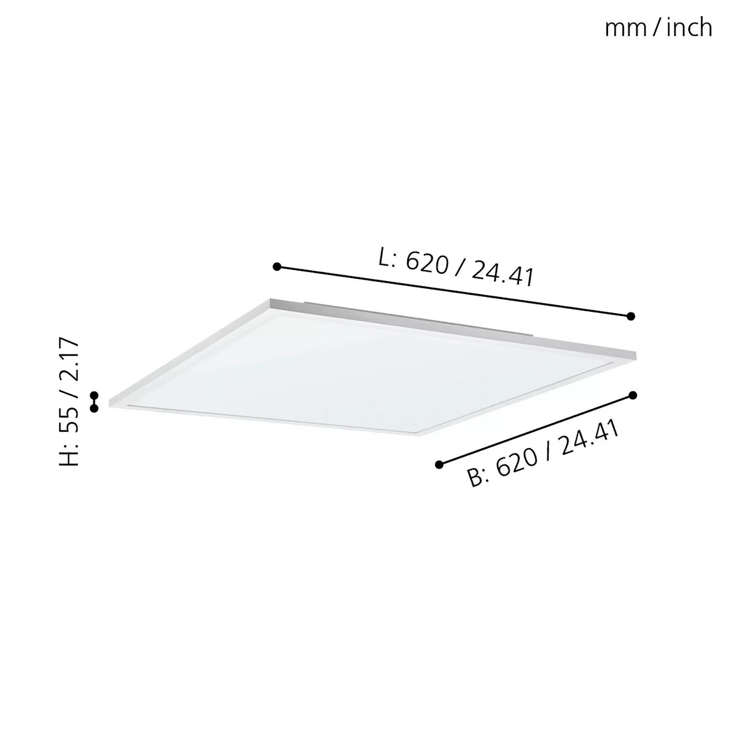 home24 LED-Deckenleuchte Bottazzo I günstig online kaufen