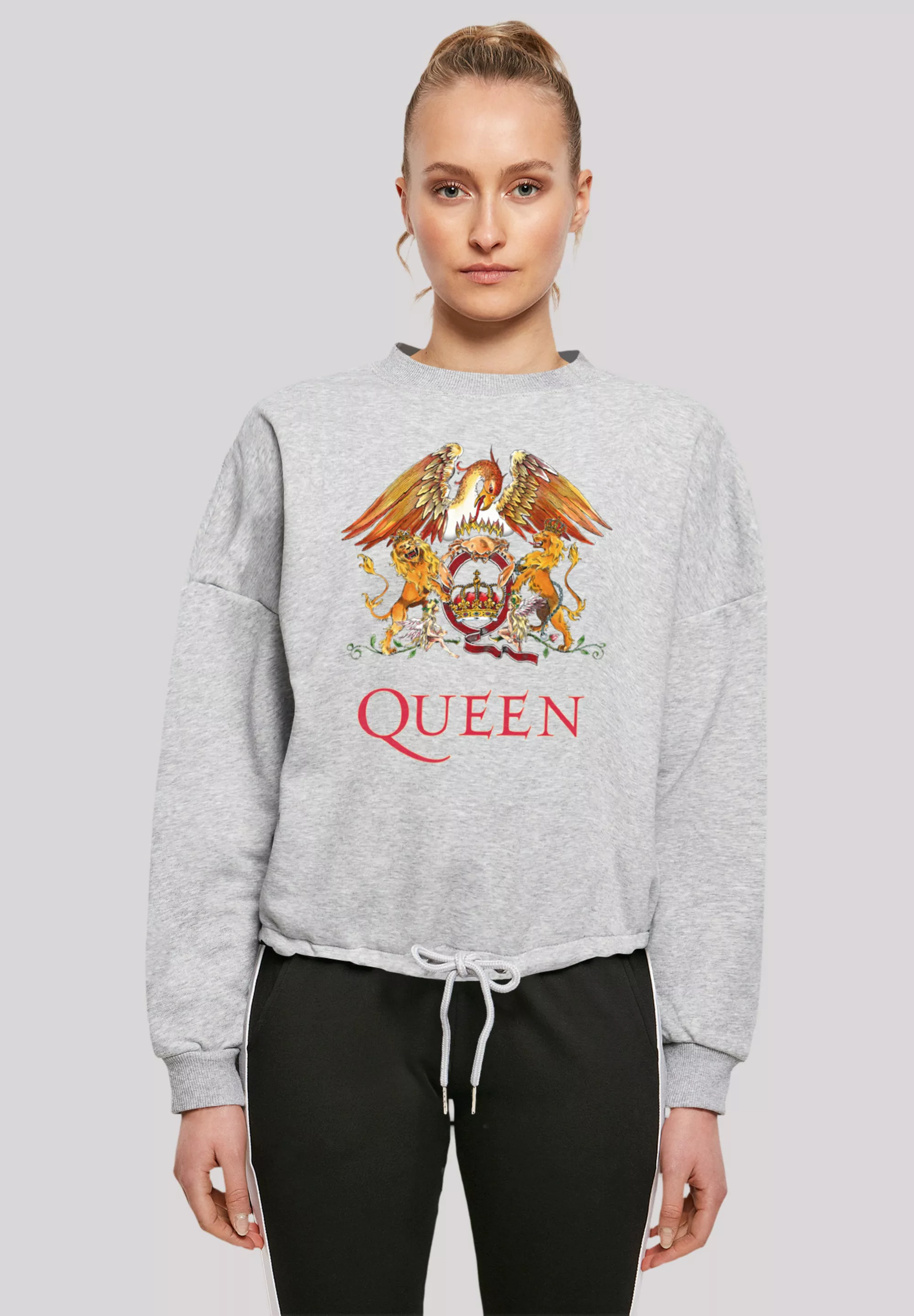 F4NT4STIC Sweatshirt "Queen Classic Crest", Print günstig online kaufen
