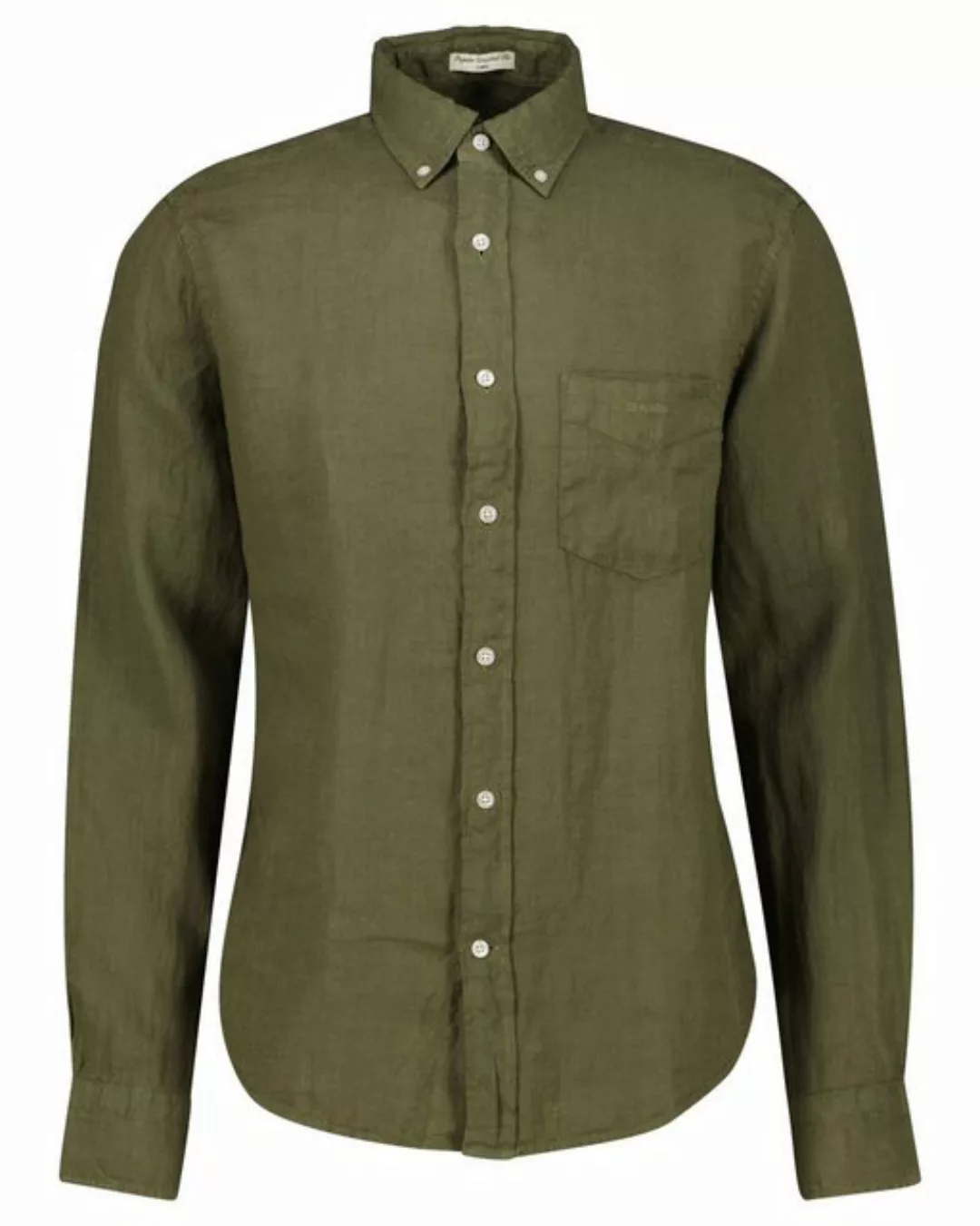 Gant Langarmhemd Herren Leinenhemd Regular Fit (1-tlg) günstig online kaufen