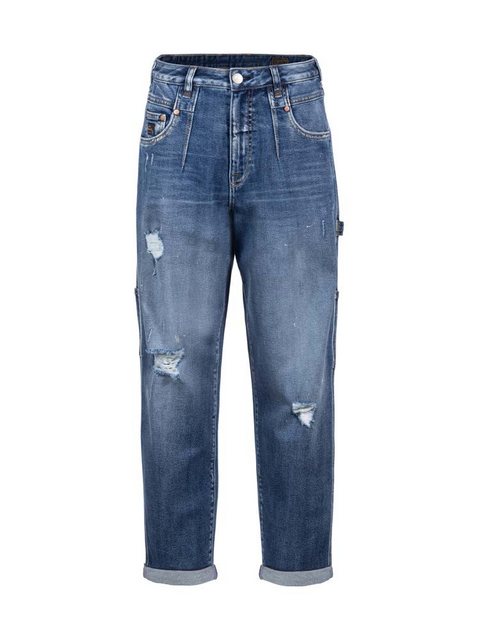 Herrlicher Workerjeans Peyton Denim Comfort Lockere High Waist Hose 7/ Läng günstig online kaufen