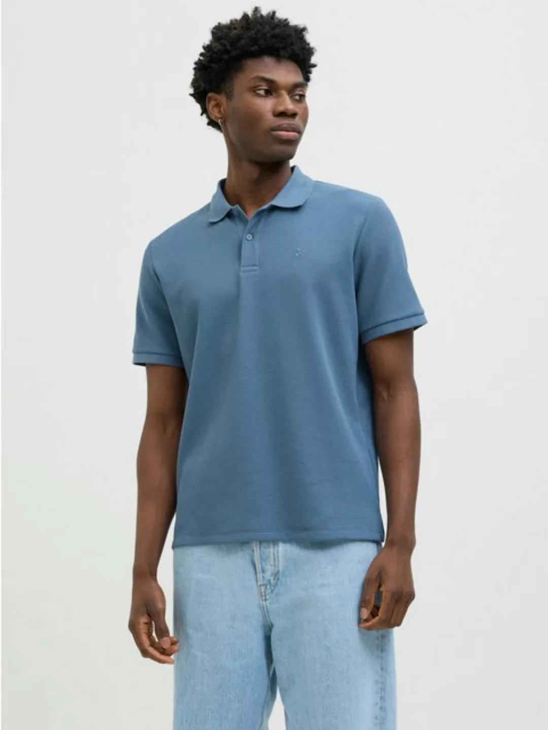 Jack & Jones Poloshirt JJEAUSTIN POLO SS NOOS mit Logo Stickerei günstig online kaufen