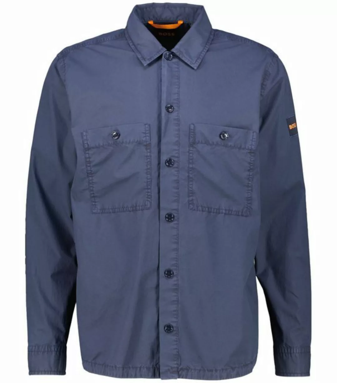 BOSS Langarmhemd Herren Overshirt-Hemd LOCKY Oversized Fit (1-tlg) günstig online kaufen