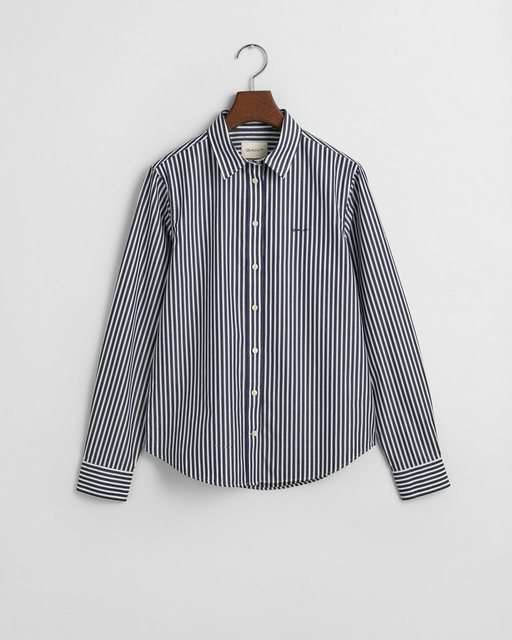 Gant Hemdbluse "REG POPLIN STRIPED SHIRT", mit einer kleinen Logostickerei günstig online kaufen