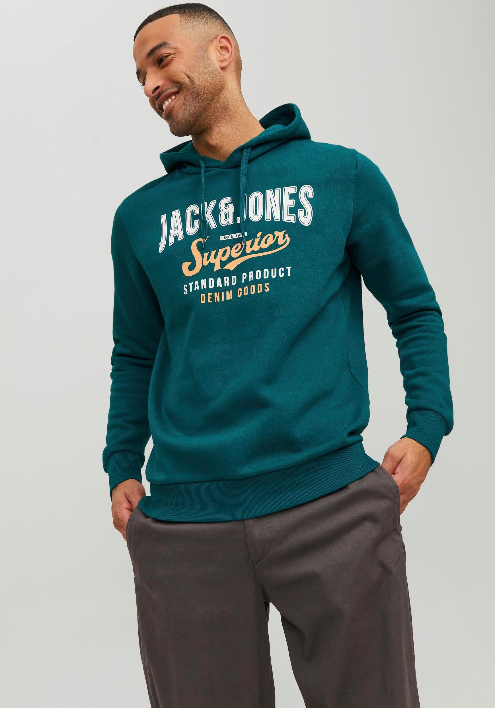 Jack & Jones Kapuzensweatshirt LOGO SWEAT günstig online kaufen