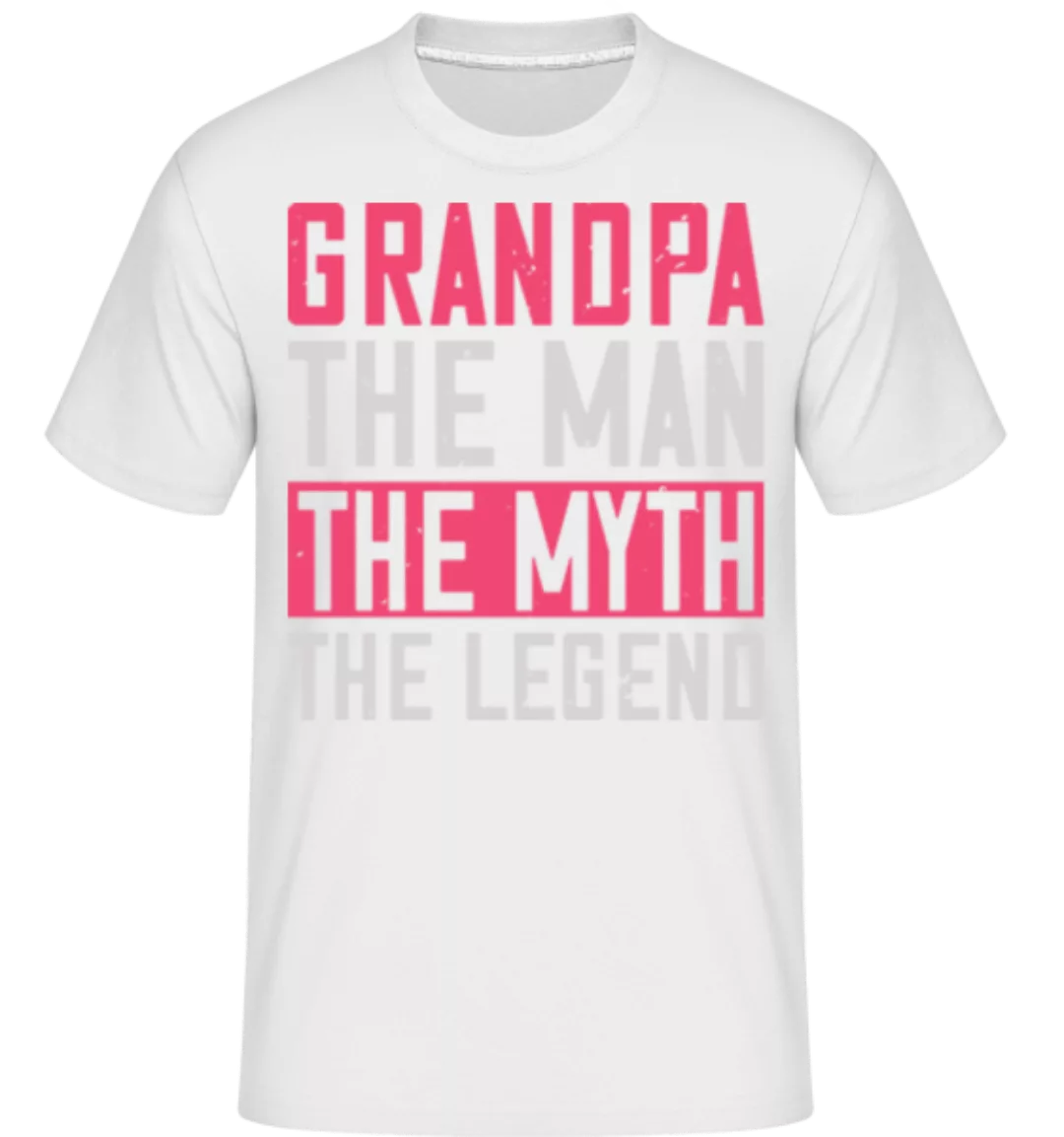 Grandpa The Myth · Shirtinator Männer T-Shirt günstig online kaufen