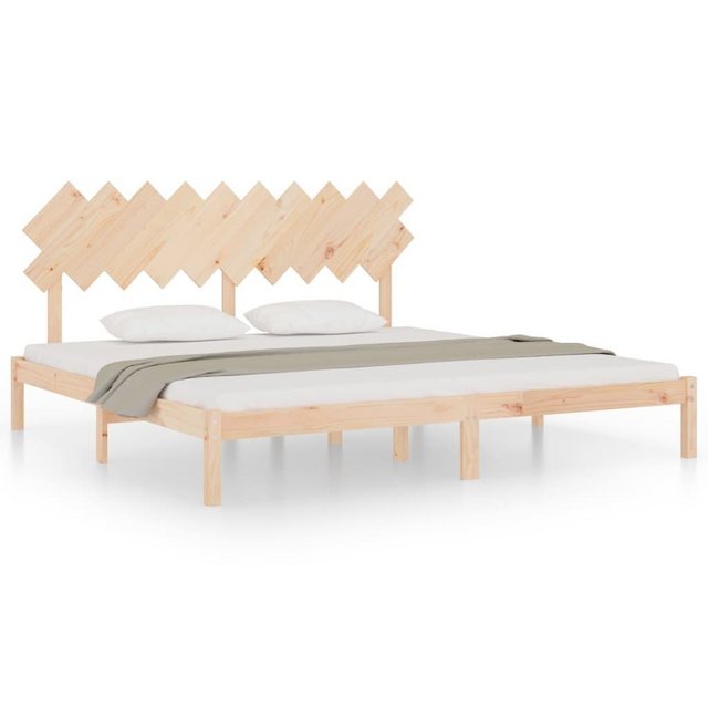 vidaXL Bettgestell Massivholzbett 200x200 cm Bett Bettrahmen Bettgestell günstig online kaufen