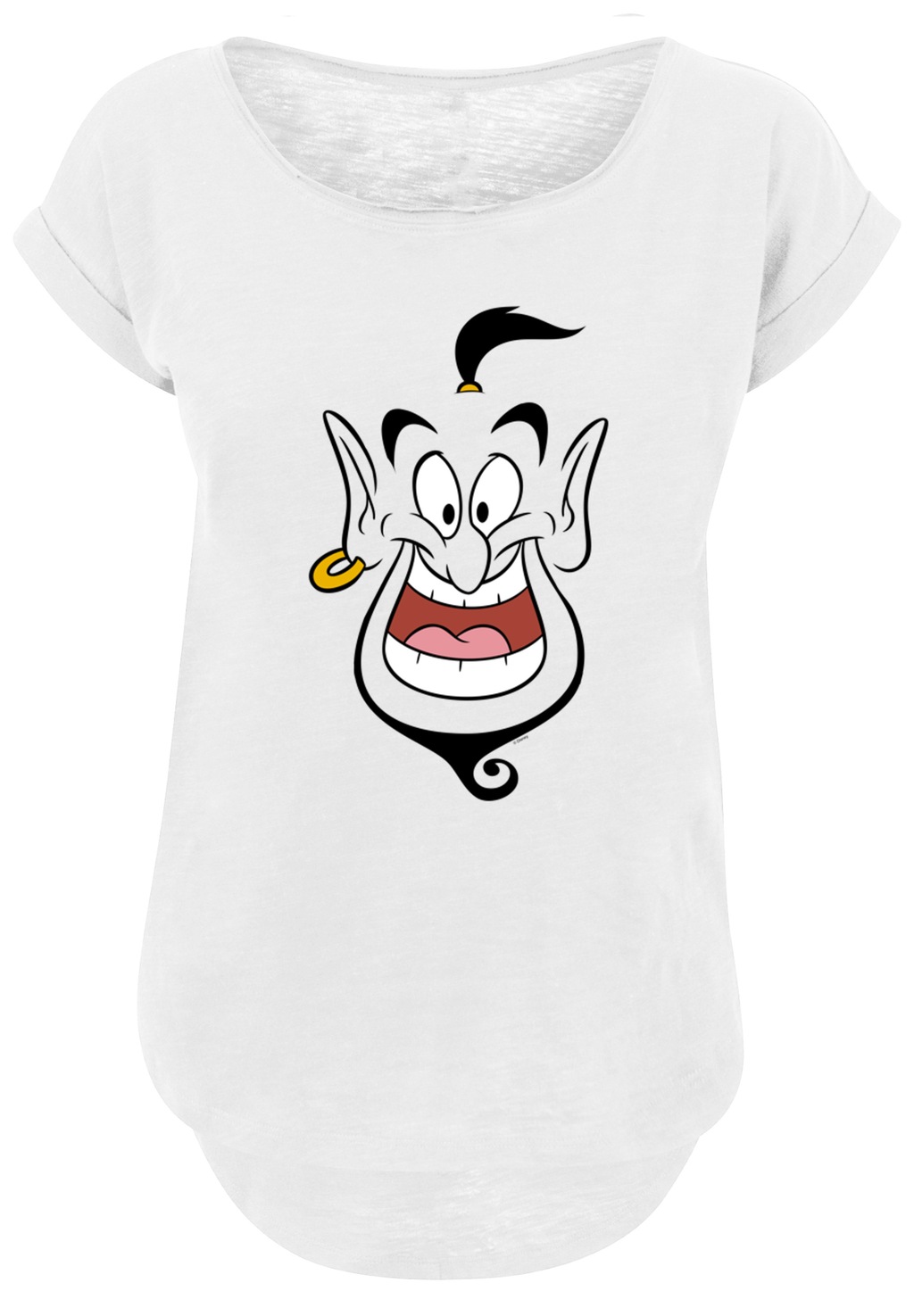 F4NT4STIC T-Shirt "Long Cut T-Shirt Disney Aladdin Genie Face", Damen,Premi günstig online kaufen