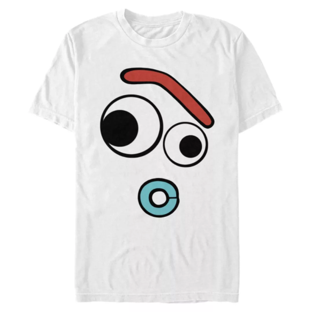 Pixar - Toy Story - Forky Big Face Curious - Männer T-Shirt günstig online kaufen